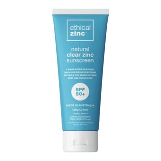 Ethical Zinc SPF 50+ Natural Clear Zinc Sunscreen