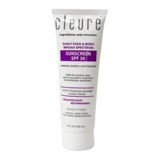 Cleure Zinc Oxide Mineral Sunscreen SPF 30