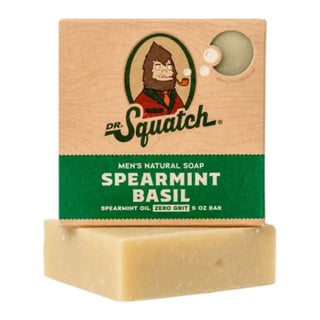 Dr. Squatch Spearmint Basil Bar Soap