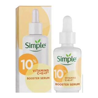 Simple Skincare Booster Serum 10% Vitamins C + E + F