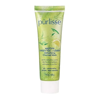 Purlisse Matcha Green Tea + Lemon Detoxifying Charcoal Mask