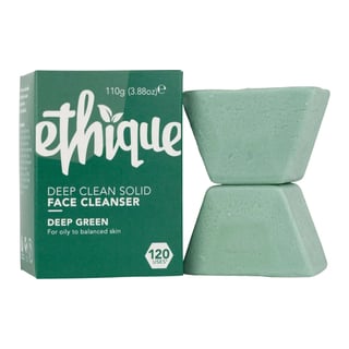 Ethique Deep Green Deep Clean Solid Face Cleanser