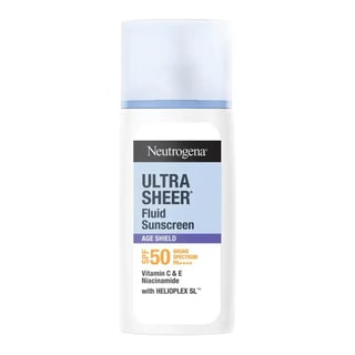 Neutrogena Ultra Sheer Fluid Sunscreen Age Shield SPF 50