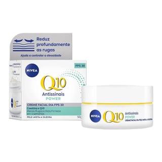 Nivea Creme Facial Antissinais Q10 Power Dia SPF30