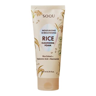SOQU Moisturizing & Brightening Rice Cleansing Foam