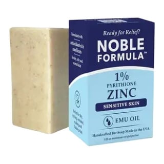 Noble Formula Emu Oil 1% Pyrithione Zinc (ZnP) Bar Soap