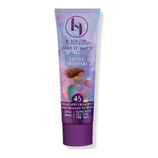 Black Girl Sunscreen The Little Mermaid Make It Matte SPF 45