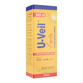 Derma Techno U-Veil Forte Sunscreen Cream SPF 60
