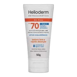 Hertz Farmacêutica Oil Free Protetor Facial Diário SPF 70