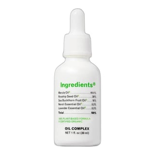 Ingredients Marula Face Oil Complex