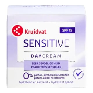 Kruidvat Sensitive SPF 15 Dagcrème Voor De Zeer Gevoelige Huid (SPF 15 Day Cream for Very Sensitive Skin)