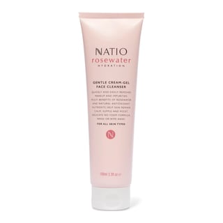 Natio Rosewater Hydration Gentle Cream-Gel Face Cleanser