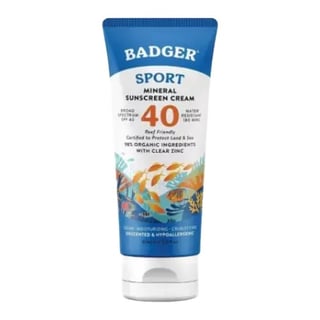 Badger Sport Mineral Sunscreen Cream - SPF 40