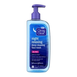 Clean & Clear Night Relaxing Oil-Free Deep Cleaning Face Wash