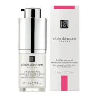 able skincare London 3-1 Glycolic Acid Molecular Boost Eye Serum