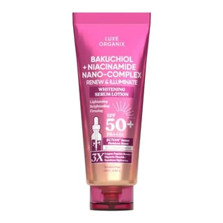 Luxe Organix Bakuchiol + Niacinamide Nano-Complex Whitening Serum Lotion SPF 50+