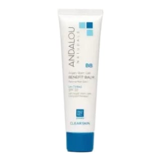 Andalou Naturals Clear Skin Argan Stem Cell BB Benefit Balm Untinted SPF 30