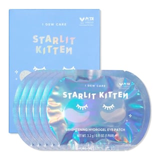 I Dew Care Starlit Kitten Brightening Hydrogel Eye Patch
