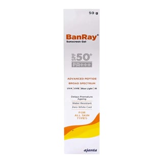 Ajanta Pharma Banray Advanced Peptide Sunscreen Gel SPF 50+