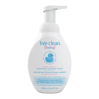 Live Clean Baby Gentle Moisture Tearless Foaming Wash