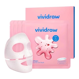 Vividraw Cherry Collagen Firming Capsule Gel Mask