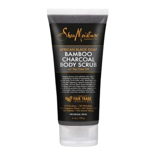 Shea Moisture African Black Soap Bamboo Charcoal Body Scrub