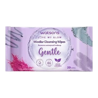 Watsons Micellar Cleansing Wipes Gentle