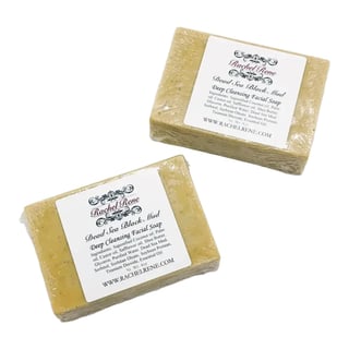 Rachel Rene Dead Sea Black Mud Deep Cleansing Facial Soap Bar