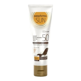Gerovital Tinted Suncare Face Cream SPF 50
