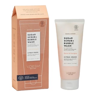 Voesh Shower & Empower Sugar Scrub + Bubble Wash