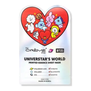The Creme Shop BT21 Universtar's World Printed Essence Sheet Mask