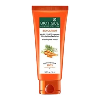 Biotique Sun Shield Carrot SPF40+ Sunscreen Lotion