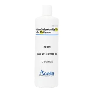 Acella Pharmaceuticals Sodium Sulfacetamide 10% - Sulfur 5% Cleanser