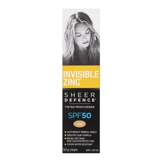 Invisible Zinc Sheer Defence Tinted Moisturiser SPF 50