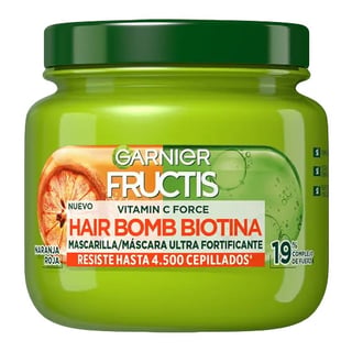 Garnier Fructis Vitamin C Force Hair Bomb Biotina Mascarilla