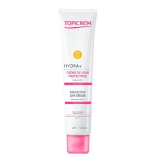 토피크렘 하이드라+ 프로텍티브 데이 크림 SPF50 민감성 피부용