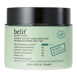 Belif Problem Solution Toner Pad