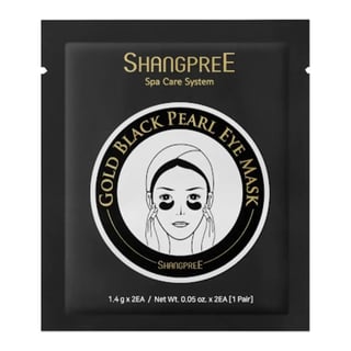 Shangpree Gold Black Pearl Eye Mask