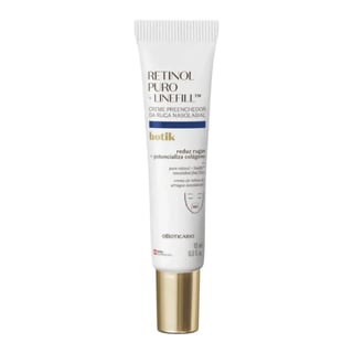 O Boticário Creme Preenchedor da Ruga Nasolabial Botik Retinol Puro + Linefill