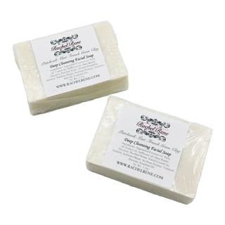 Rachel Rene Patchouli Mint French Green Clay Facial Soap Bar