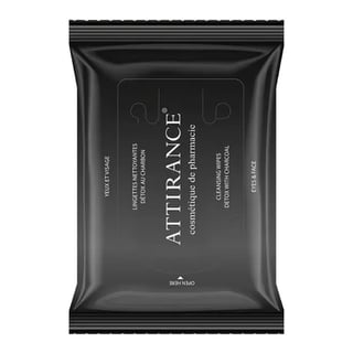Attirance Cleansing Wipe Detox With Charcoal