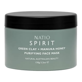 Natio Spirit Green Clay & Manuka Honey Purifying Face Mask