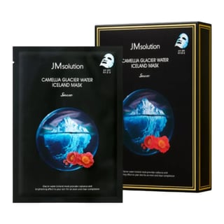 JMsolution Camellia Glacier Water Iceland Mask Snow