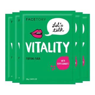Facetory Let's Talk, Vitality Pomegranate Antioxidant Firming Mask