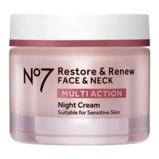 No7 Restore & Renew Face & Neck Multi Action Night Cream Enhanced Formula