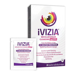 iVIZIA Micellar Eyelid Cleansing Wipes
