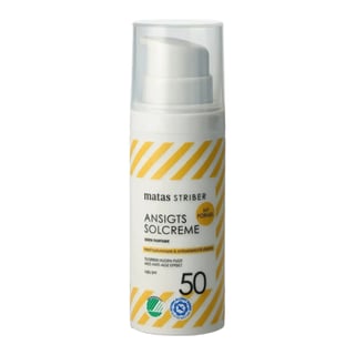 Matas Striber Ansigtssolcreme SPF 50 Uden Parfume