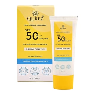 Qurez 100% Mineral Sunscreen SPF 50 PA+++