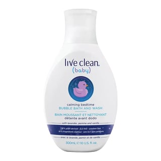 Live Clean Baby Calming Bedtime Bubble Bath And Wash