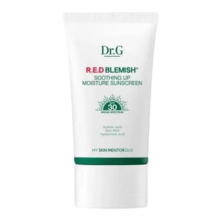 Dr.G R.E.D واقٍ مرطب من الشمس لتهدئة البشرة المعرضة للعيوب SPF30